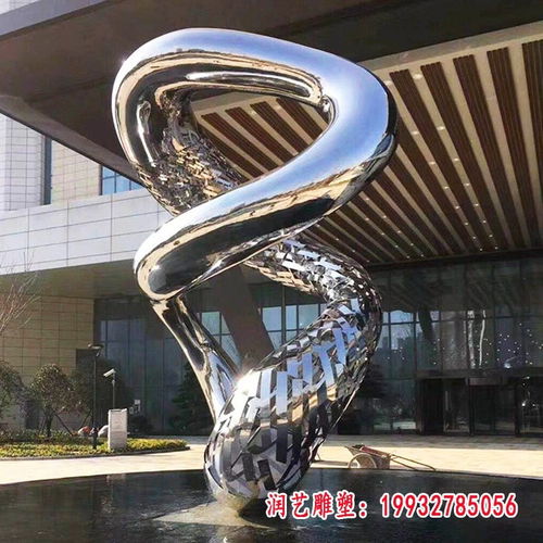 不锈钢与铁艺的巧妙融合 湖北金属抽象景观雕塑的创新之道
